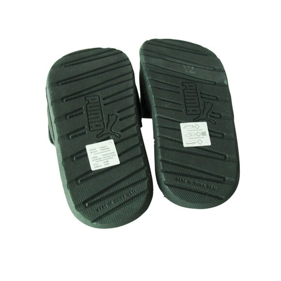 Puma Big Boys Slide Sandals Size 11 Black - Picture 4 of 7